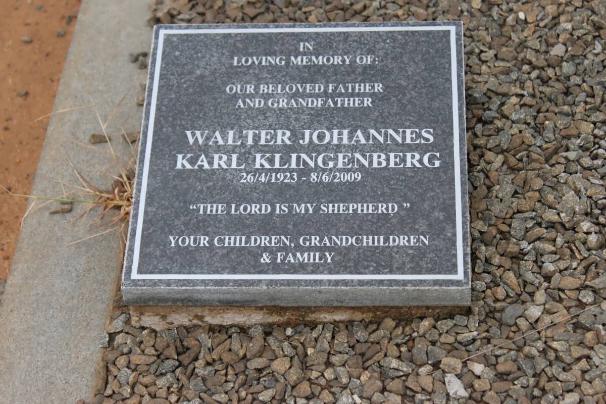 KLINGENBERG Walter Johannes Karl 1923-2009