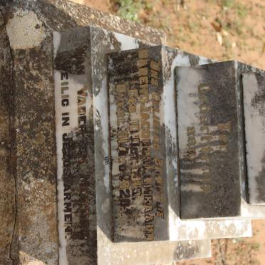 LOMBAARD Barend Jacobus 1915-1920