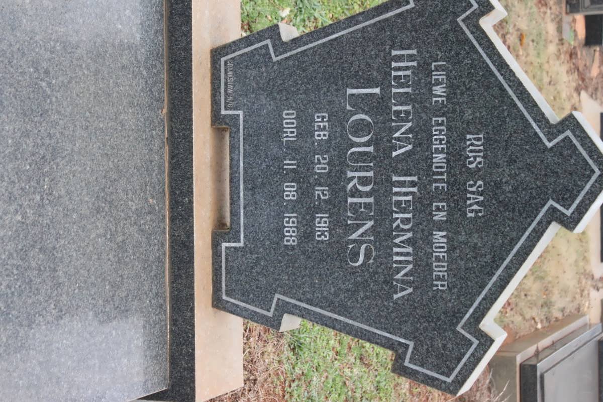 LOURENS Helena Hermina 1913-1988