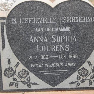 LOURENS Anna Sophia 1888-1966