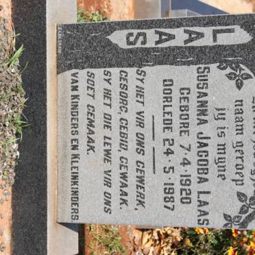 LAAS Susanna Jacoba 1920-1987