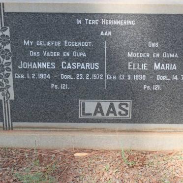 LAAS Johannes Casparus 1904-1972 &amp; Ellie Maria 1898-1987
