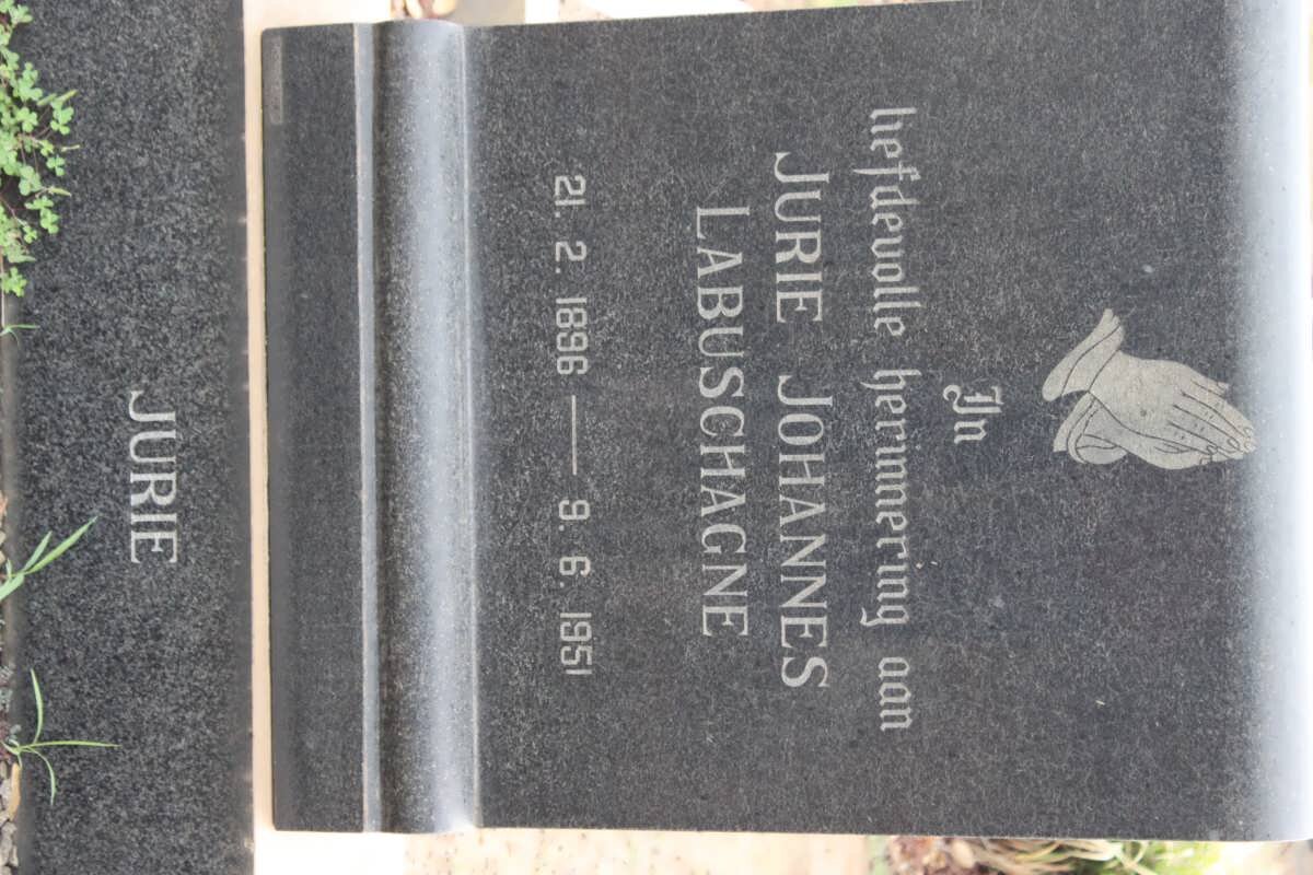 LABUSCHAGNE Jurie Johannes 1896-1951