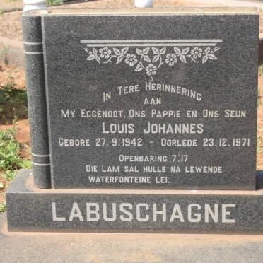 LABUSCHAGNE Louis Johannes 1942-1971