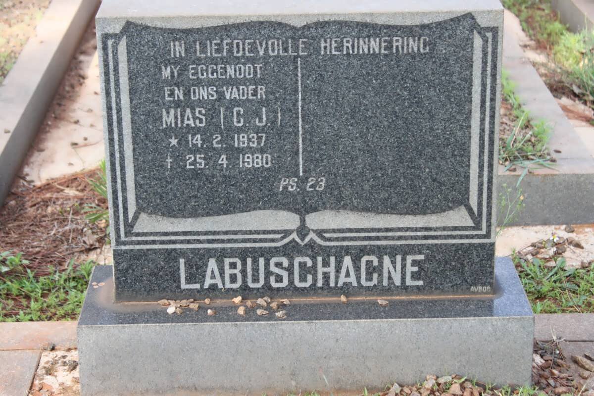 LABUSCHAGNE C.J. 1937-1980