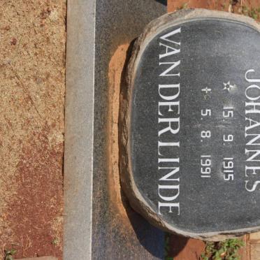 LINDE Stephanus Johannes, van der 1915-1991