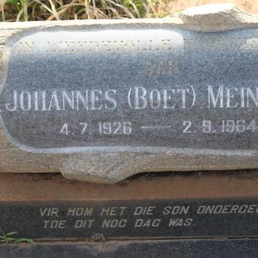 MEINTJIES Johannes 1926-1964