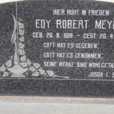 MEYER Edy Robert 1918-1978