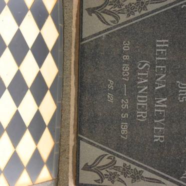 MEYER Helena nee STANDER 1937-1967