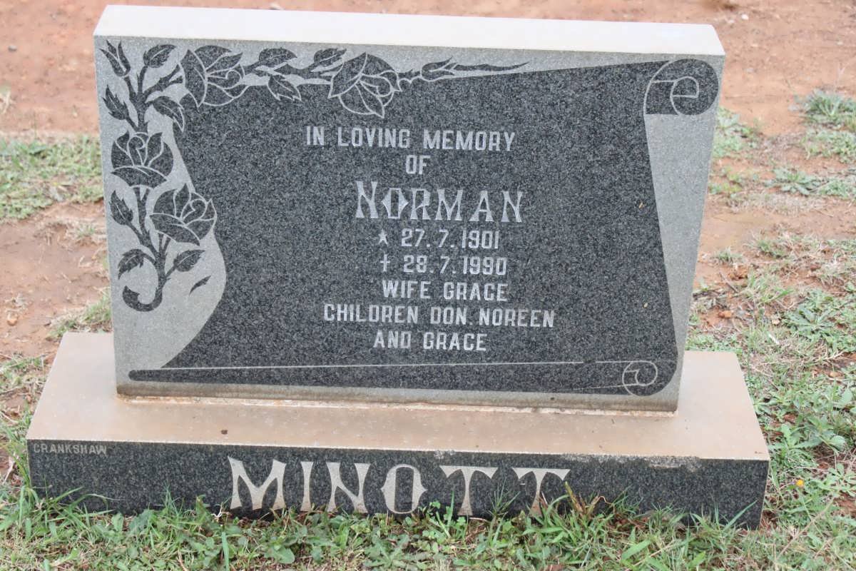 MINOTT Norman 1901-1990