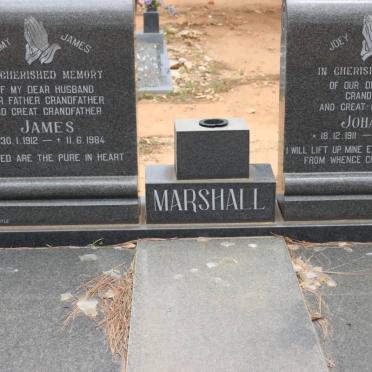 MARSHALL James 1912-1984 &amp; Johanna 1911-1994