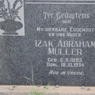 MULLER Izak Abraham 1895-1954