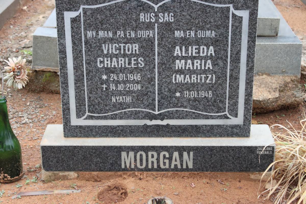 MORGAN Victor Charles 1946-2004 &amp; Alieda Maria MARTIZ 1946-