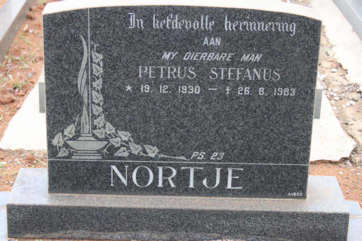 NORTJE Petrus Stefanus 1930-1983