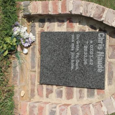 NAUDÉ Chris 1942-2006