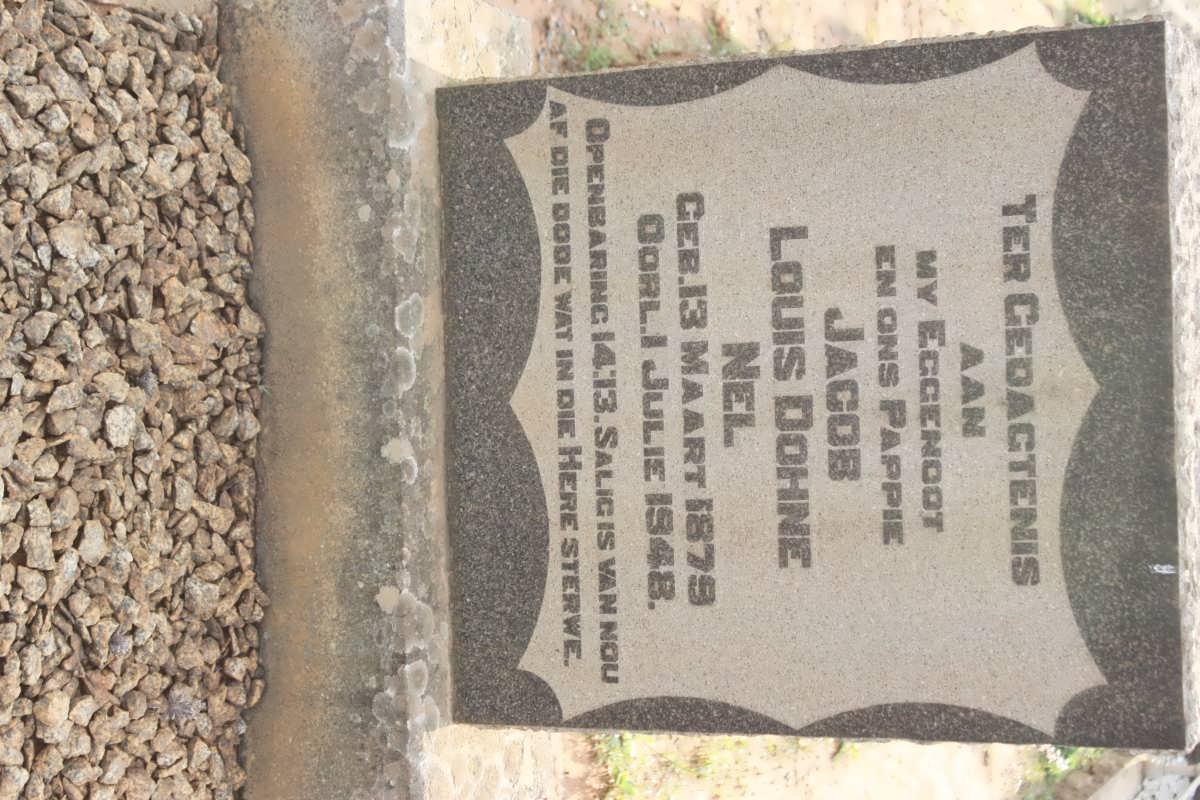 NEL Jacob Louis Dohne 1879-1948