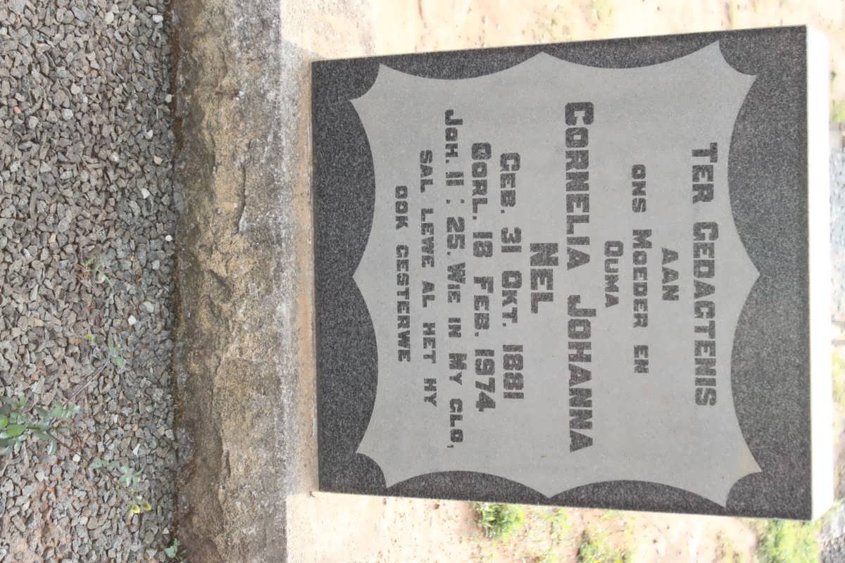 NEL Cornelia Johanna 1881-1974