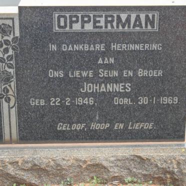 OPPERMAN Johannes 1946-1969