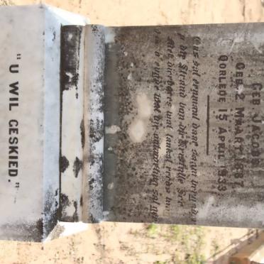 PIENAAR Anna E. nee JACOBS 1887-1933