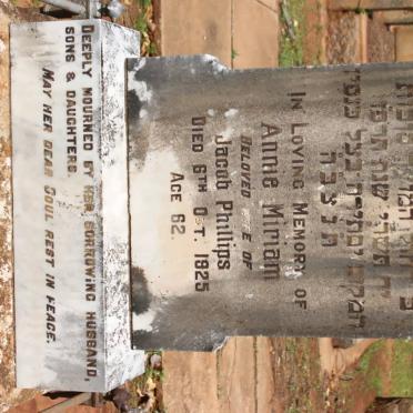 PHILLIPS Annie Miriam -1925