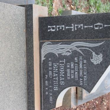 POTGIETER Thomas Ignatius 1957-1987