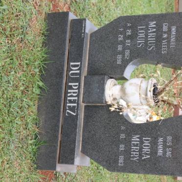 PREEZ Marius Louis, du 1962-1998 &amp; Dora Merry 1963-