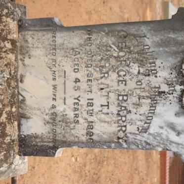 PRATT George Barry  -1896