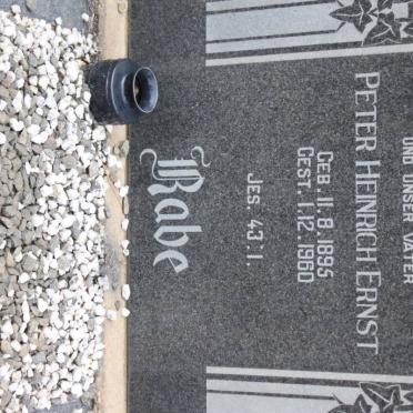 RABE Peter Heinrich Ernst 1895-1960