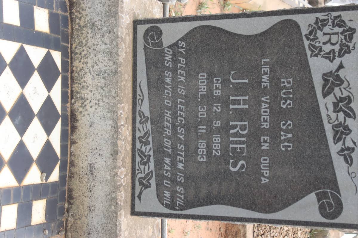 RIES J.H. 1882-1963