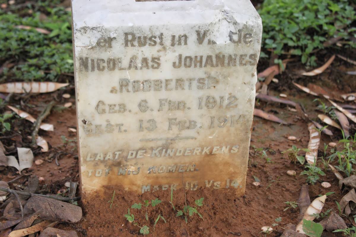 ROBBERTSE Nicolaas Johannes 1912-1914