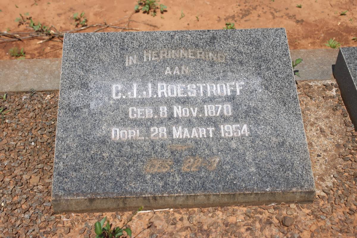 ROESTROFF C.J.J. 1870-1954