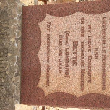 ROOYEN Bettie, van nee LOMBARD