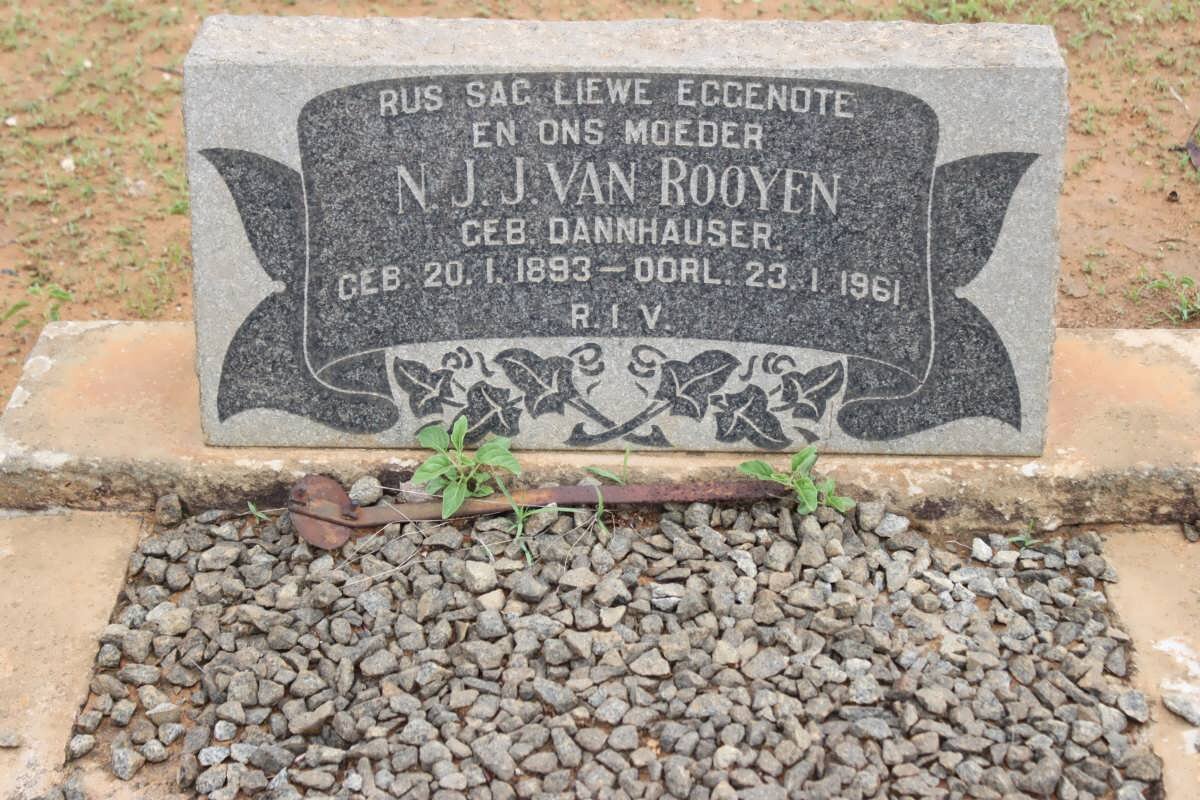 ROOYEN N.J.J.,van nee DANNHAUSER 1893-1961