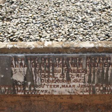 ROOYEN Anna Gertruida, van nee DU PREEZ  -1941