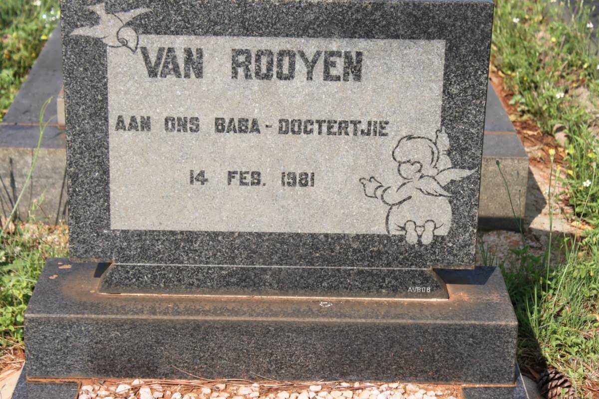 ROOYEN Baby, van -1981