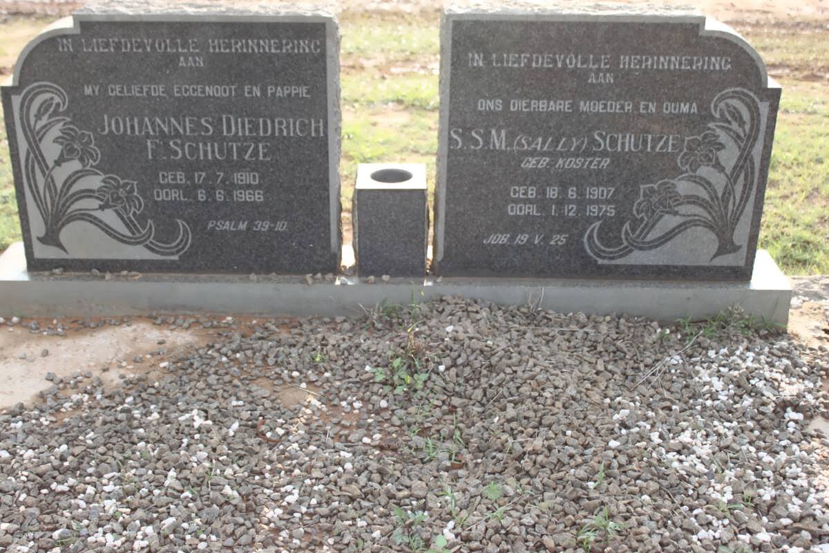 SCHUTZE Johannes Diederich 1910-1966 &amp; S.S.M. KOSTER 1907-1975