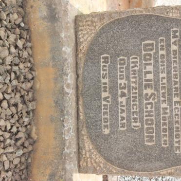 SCHOON Dolly nee KRITZINGER