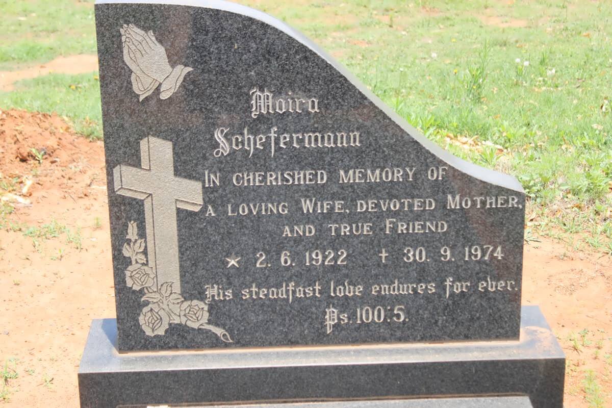 SCHEFERMANN Moira 1922-1974