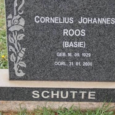 SCHUTTE Cornelius Johannes Roos 1929-2000