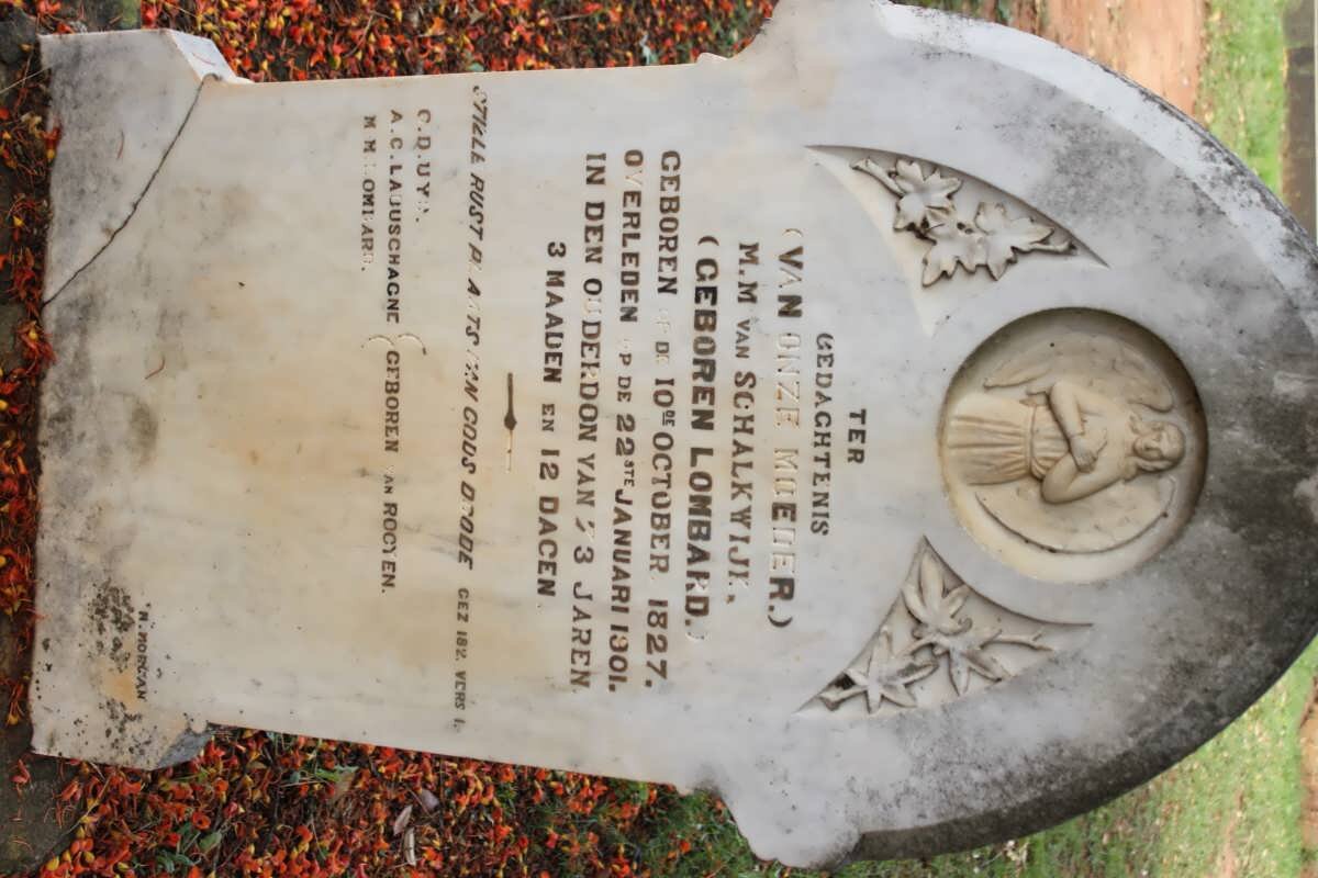 SCHALKWIJK M.M., van nee LOMBARD 1827-1901