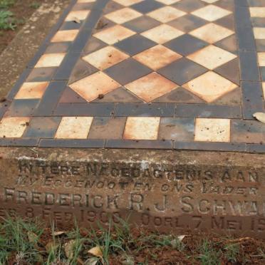 SCHWAB Frederick R.J. 1900-1943