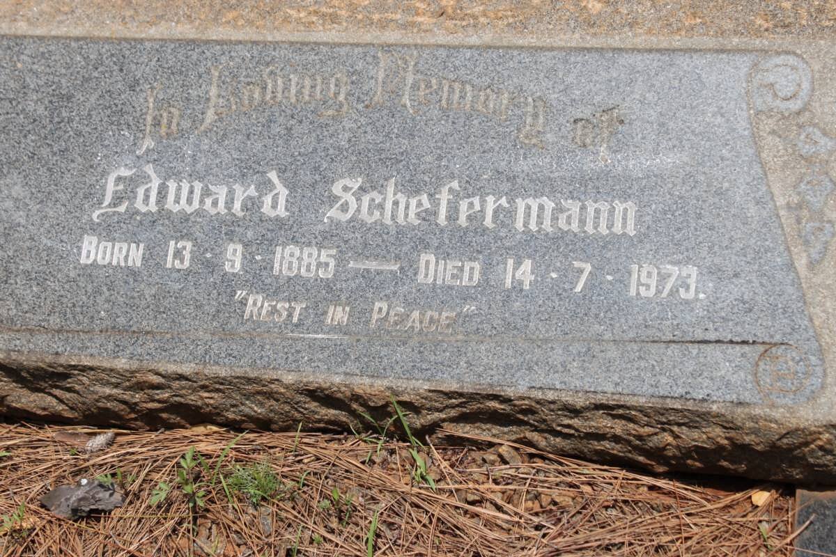 SCHEFERMANN Edward 1885-1973