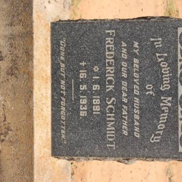 SCHMIDT Frederick 1891-1936