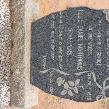 SCHEEPERS Louis Daniel Marthinus 1926-1964