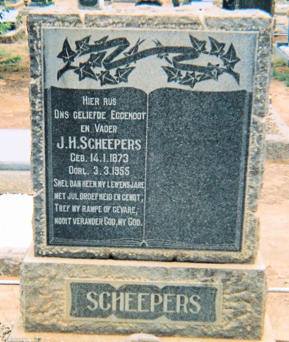 SCHEEPERS J.H. 1873-1955