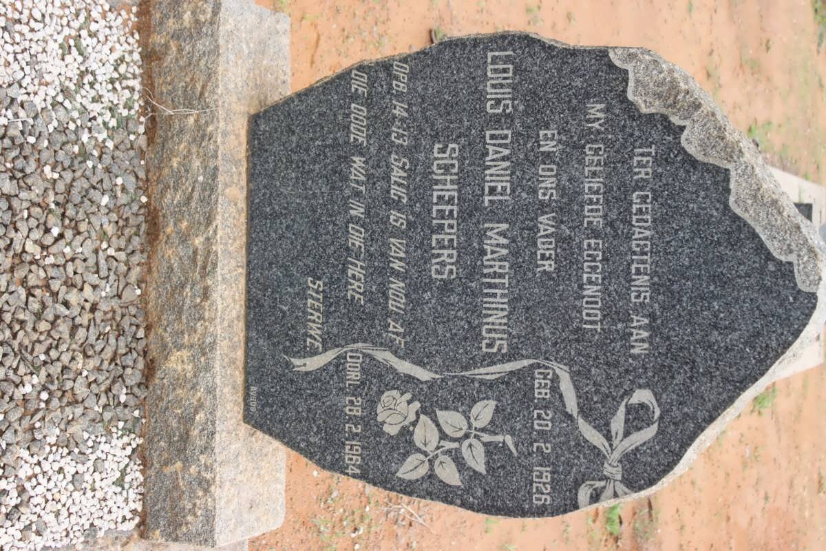 SCHEEPERS Louis Daniel Marthinus 1926-1964
