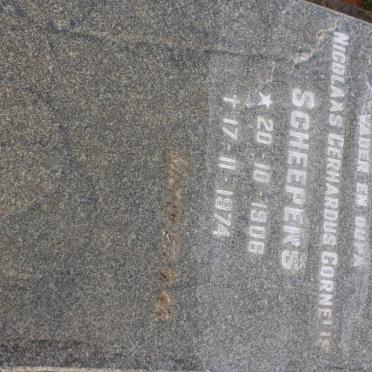 SCHEEPERS Nicolaas Gerhardus Cornelis 1906-1974