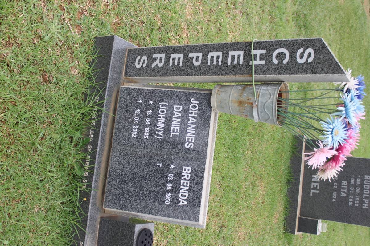 SCHEEPERS Johannes Daniel 1945-2002 &amp; Brenda 1950-
