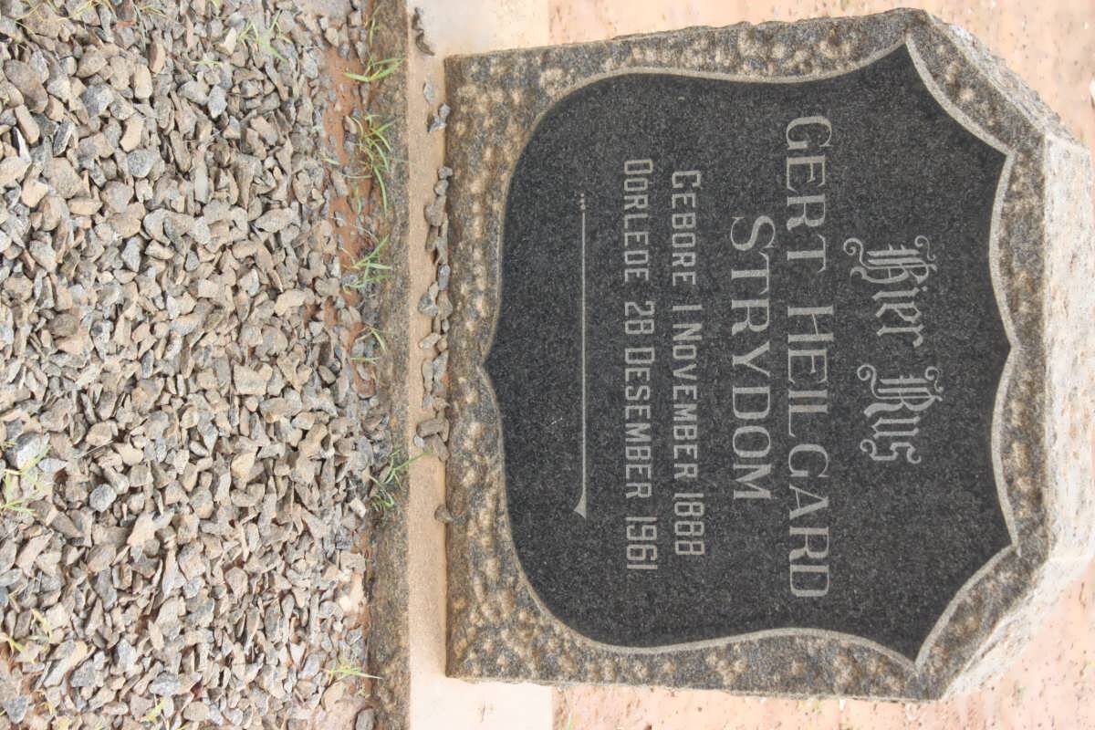 STRYDOM Gert Heilgard 1888-1961