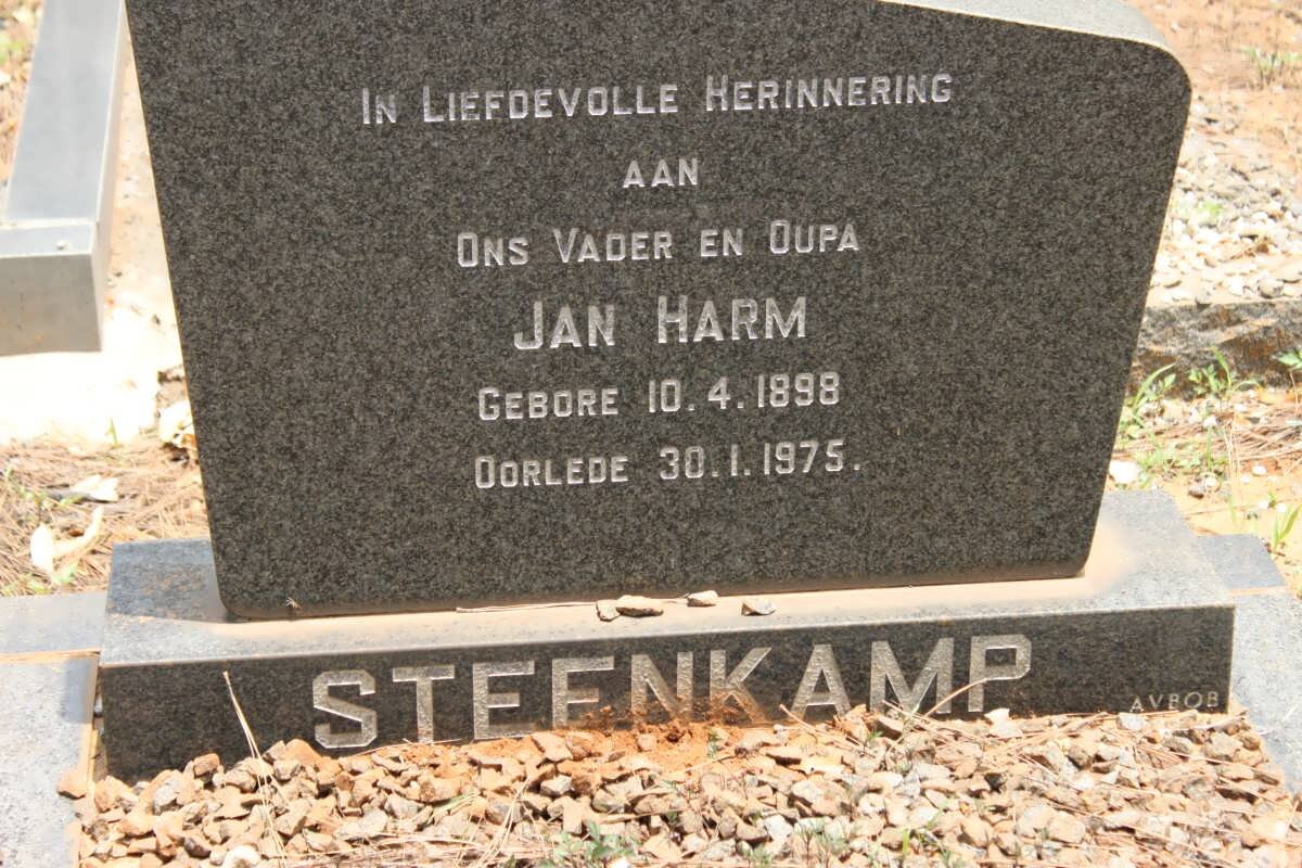 STEENKAMP Jan Harm 1898-1975